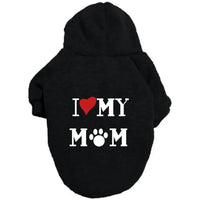 Pet Clothes French Bulldog Puppy Dog Costume Chihuahua Pug Pets Dogs Clothing For Small Medium Black mom