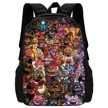 Cartoon Five Night At Freddy Child School Backpack With Shoulder Bag Pencil Bags School Bags for Boys Girls Best Gift XHOO4-SB-145-A2