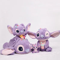 Lusy Store LLC Stitch Angel Stuffed Plush Dolls Anime Plush Kawaii Stuffed Handbags Plush