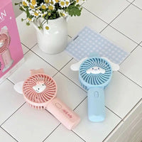 Sweet Mini Fan Cartoon Cinnamoroll Hello Kitty Kuromi Melody Small Fan