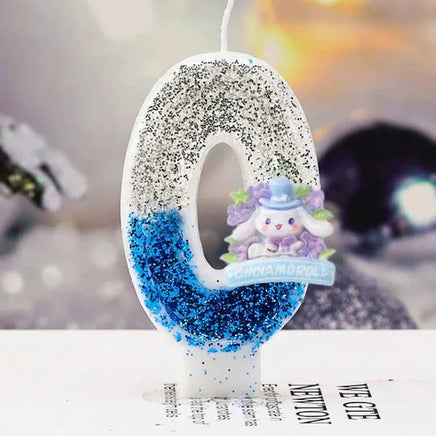 Cinnamoroll Creative Digital Candle (4x7.5cm) - Birthday Cake Decoration 0