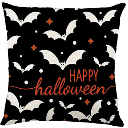 Spooky Halloween Pillowcases: Witch, Ghost, Bat, and 'Spooky' Designs for a Hauntingly Fun Season! Sofa cushion cover, gift 2
