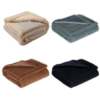 Luxury Shaggy Blanket for Couple Winter Warm Cosy Romantic Waterproof Blanket-Thickened Large Size Blanket Microfibre-Blanket