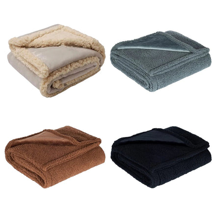 Luxury Shaggy Blanket for Couple Winter Warm Cosy Romantic Waterproof Blanket-Thickened Large Size Blanket Microfibre-Blanket