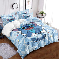1 cartoon cute Stitch digital printed brushed down duvet cover,bedroom down comforter cover，bedding(No pillowcases，no quilt) Lusy Store