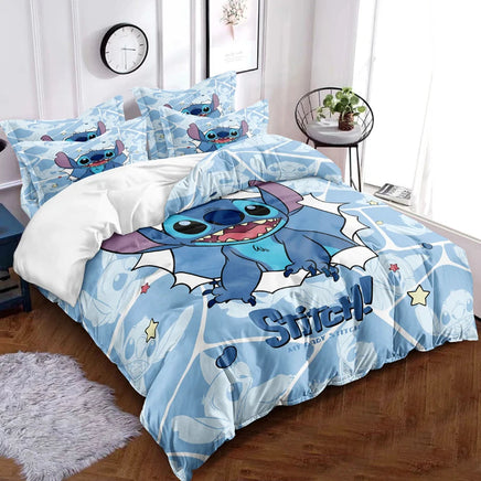 1 cartoon cute Stitch digital printed brushed down duvet cover,bedroom down comforter cover，bedding(No pillowcases，no quilt) Lusy Store
