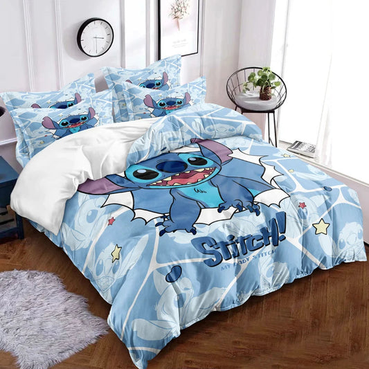 1 cartoon cute Stitch digital printed brushed down duvet cover,bedroom down comforter cover，bedding(No pillowcases，no quilt) Lusy Store