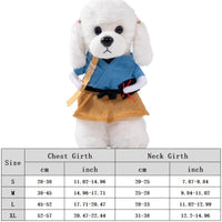 Funny Pet Dog Cosplay Clothes Novelty Puppy Halloween Costumes Sweatshirt Christmas Festival Party Outfit Pet Dress Dog Coat D