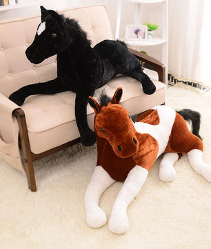 Lusy Store LLC Simulation Animal Horse Plush Toy Prone Horse Doll For Birthday Boys Gift Gift Plush