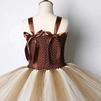 Cute Toddler Girl Giraffe Dress Cartoon Animal Performance Costume Set for Kids Halloween Costumes Girls Christmas Tutu Dresses