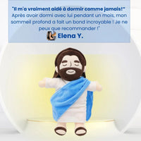 Lusy Store LLC 15 inch Breath Jesus Soothes Plush Toy Soft Soothing Plushies Comforting Heart Toy Easter Gifts Plush