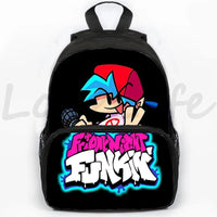 Fnf Game Friday Night Funkin Backpack for Boys Girls 3D Anime School Backpacks Children Bookbag 16 Inch Travel 26