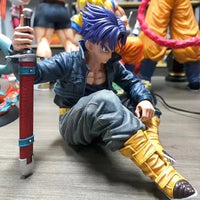 Lusy Store LLC Trunks Action Figurine Super Saiyan Goku Pvc Statue Model Decoration Collection Gift Action Figure