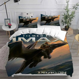 How to Train Your Dragon Bedding Sets Comforter Quilt Bed Cover Duvet Cover Pillow Case 2-3 Pieces Sets Bedroom Decoration Lusy Store