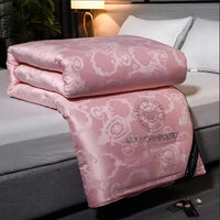100% Mulberry silk with warm  thickened quilt core 5kg winter comforter cotton cover spring autumn home quilt luxury blanket Lusy Store