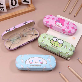1 Piece Cute Anime Sanrio Hello Kitty Kuromi Eyeglasses Organizer Cinnamoroll Student's Drop-Proof Portable Eyeglasses Case