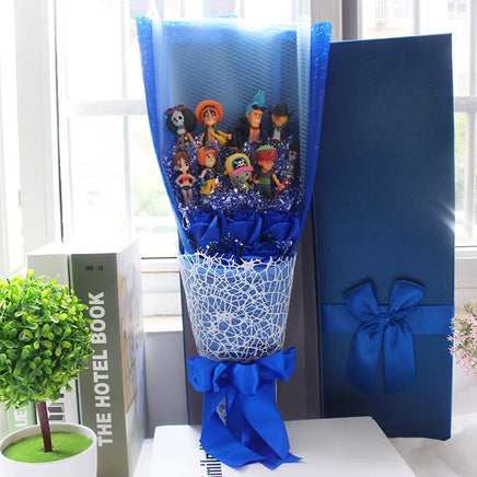 Lovely Plastic Anime Action Figure Bouquet Gift Box Valentine Birthday Graduation Christmas Gifts no box 1