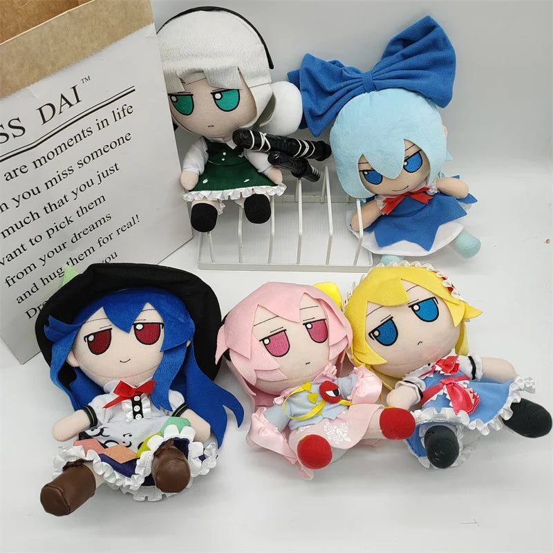 Lusy Store LLC TouHou Project Marisa Komeiji Koishi Hakurei Reimu Hon Meirin Hata no koko Cosplay Plush Doll Stuffed Gift Plush