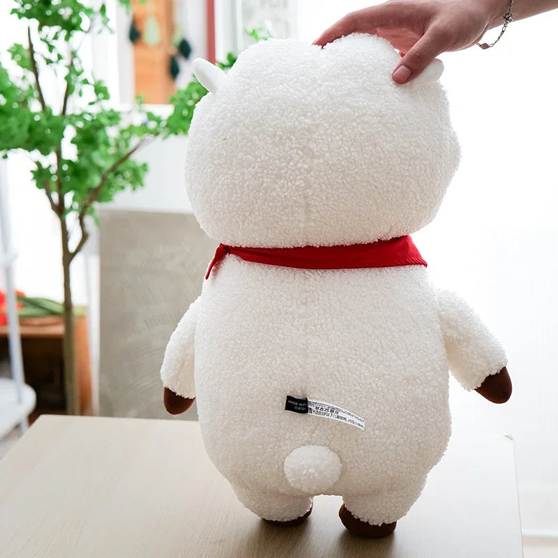 Lusy Store LLC Giant Sheep Plush Toy Lovely Alpaca Stuffed Doll Lovely Room Decor Sofa Cushion Bed Pillow Gift For Girl Plush