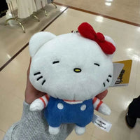 Sanrio Hello Kitty Plush Cute KT Cat Stuffed Toys Keychains Bag Pendant Home Decoration Girls Birthday Xmas Gifts