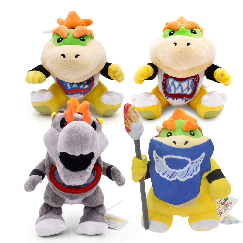 Lusy Store LLC 25 Styles Mario Plush Toys Luigi Princess Peach Toad Diddy Kong Koopa Troopa Bowser Jr Anime Stuffed GIfts Plush