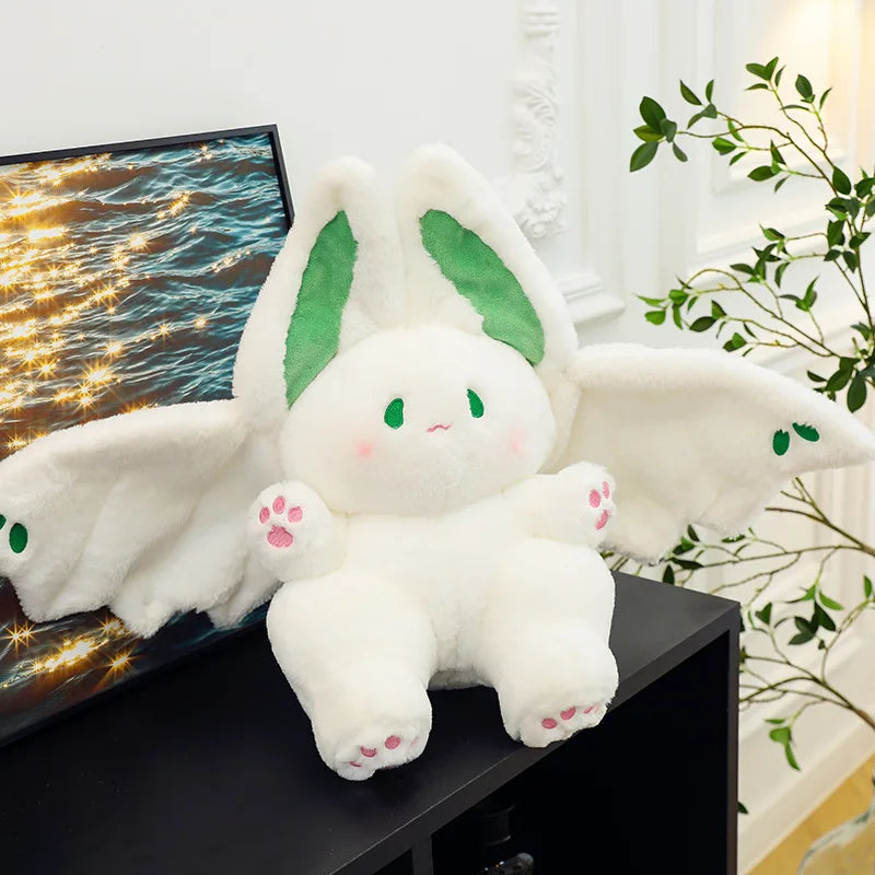 Lusy Store LLC Bat Rabbit Plush Toys Flying Rabbit Plush Stuffed Animals Doll Home Decor Plush