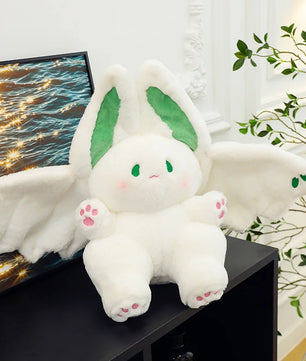 Lusy Store LLC Bat Rabbit Plush Toys Flying Rabbit Plush Stuffed Animals Doll Home Decor Plush