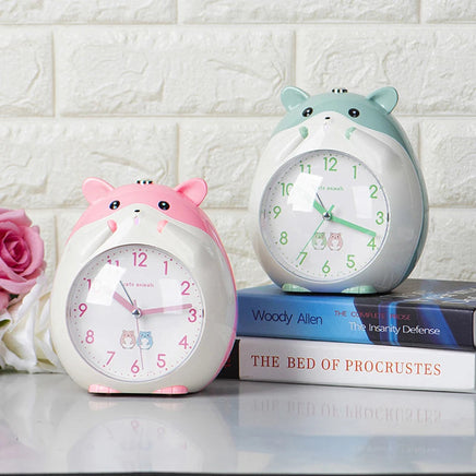 Little Hamster Voice Alarm Clock With Silent Luminous Cute Electronic Alarm Clock For Children And Students