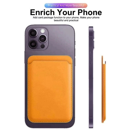 For Magsafe Magnetic Wallet Phone Case For iPhone 14 13 12 Pro Max Leather Card Holder Bag
