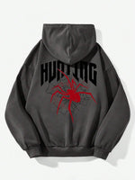Scream Spiders & Cobwebs Women Hoodies Harajuku Oversize Hoody Fashion Loose Clothing Comfortable Dark gray