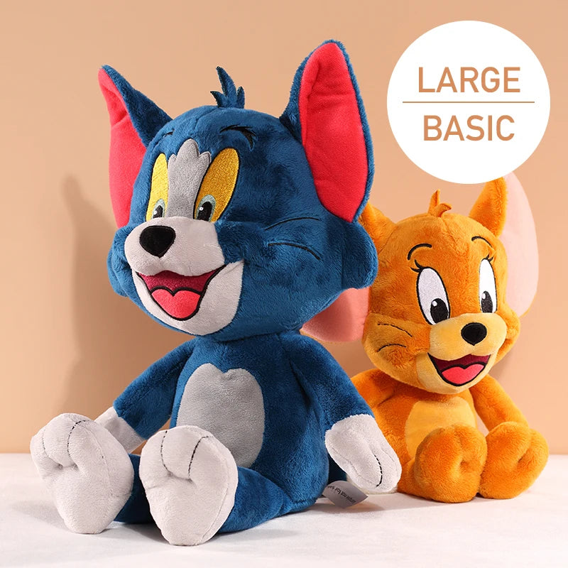 Lusy Store LLC Tom And Jerry Plush Toy | Soft Stuffed Cartoon Doll | Multiple Sizes Plush