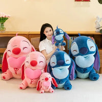 Lusy Store LLC Lilo &amp; Stitch Plush Toy &ndash; Cute Pink Heart Angel Stuffed Doll 12/18/24 Inch &ndash; Soft Anime Gift &ndash; Lusy Store Plush