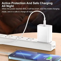 35W PD Original Fast Charging USB Cable for iPhone 14 8 7 Plus 13 12 11 Pro XS Max XR X USB C Rapid Charger Cable 1m 1.5m 2m 3m Lusy Store