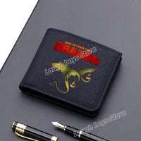 Toothless Canvas Wallet Men Short Folding Purse How To Train Your Dragons Cartoon Card Holder Coin Case Fashion Pocketbook Gift Lusy Store