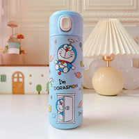 Sanrio Hello Kitty Kuromi Melody Cartoon Stainless Bounce Cup Creative Trending Student Water Bottle Large Capacity Thermos Cup 17 420ML