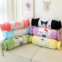 Lusy Store LLC Hello Kitty Plush Pillow Cushion Kawaii Anime Melody Kuromi Cinnamoroll Super Soft Plush Gift Pillow