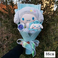 Kuromi My Melody Hello Kitty Cinnamoroll Plush Bouquet Valentine's Day Christmas Graduation Holiday Gift Cinnamoroll-17
