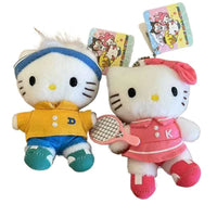 Hello Kitty Plush Sanrio Plushies Bags Toys Pendant Decorations Kawaii Plush Kitty Cat Accessories Keychain Girl Lovely Gift