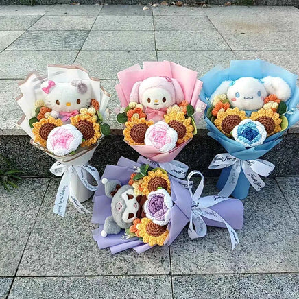 Sanrio Crochet Flower Bouquet