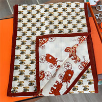 POBING 30% Silk 70%Cashmere Scarf Women Hand Rolled Luxury Printed Long Scarves Wraps Bandana Big Shawls Hijabs Female Foulards Lusy Store