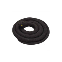 Waterproof Rubber Snake Realistic Soft Shocking Scary Fake Snakes Wear-resistant Halloween Tricky Prank Prop for Garden Decorat Black CHINA
