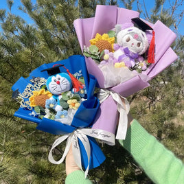 Lusy Store LLC Anime Graduation Bouquet Valentine's Day  Birthday Christmas Graduation Gifts Bouquet