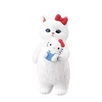 Cat Figure Cross-Dressing Doll Hello Kitty Kuromi Hanyodon Anime Action Figure Halloween Decoration hello kitty