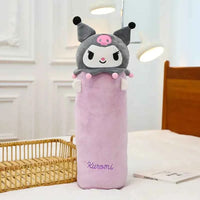 Sanrio Cylindrical Long Pillow Cinnamoroll My Melody Lovely Soft Plush Bed With Cylindrical Pillow Children's Soothing Toy Gifts Kulomi 60cm
