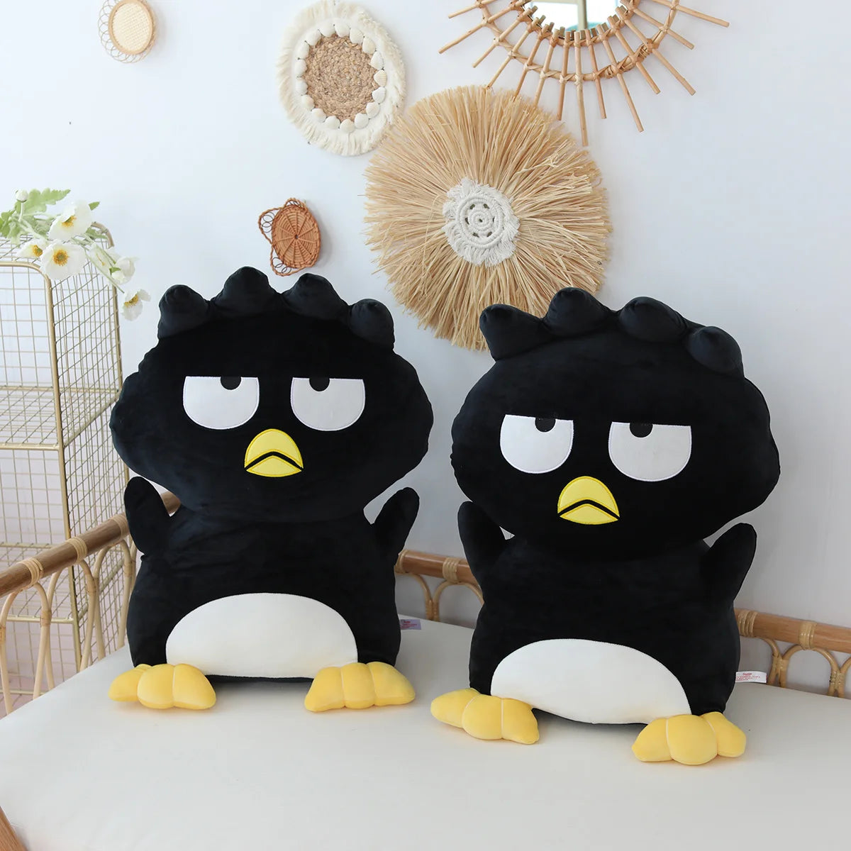 Lusy Store LLC Bad Badtz Maru Penguin Stuffed Animal &ndash; Soft Plush Toy &ndash; 12in/16in/24in &ndash; Lusy Store Stuffed Animal