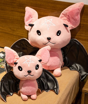 Lusy Store LLC Dark Series Vampire Plush Bat Toy Pentacle Moon Bat Doll Stuffed Halloween Plush Kids Toy Home Decor Plush