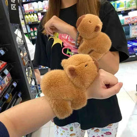 Bracelet Wrist Lying Down Doll Capybara Doll Snap Ring Cute Plush Toy Ugly Cute Doll Default Title