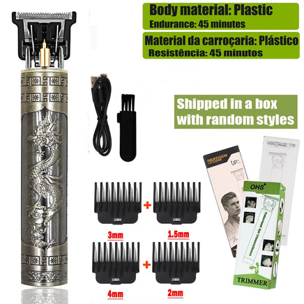 T9 Hair Clipper Repair Beard Shaving Body Hair Trimmer Clippers Electric Machine Men Haircut Machine 0mm Barber Shaver Lusy Store
