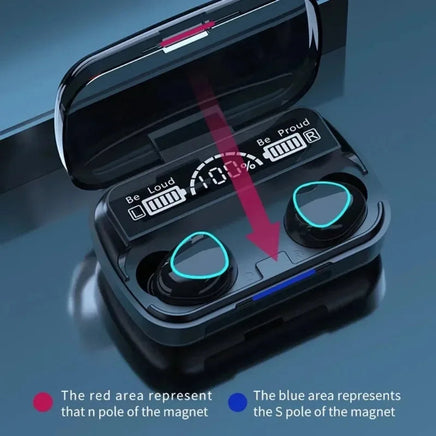 Headphones Bluetooth Wireless Earpods Original M10 Sports Stereo Noise Canceling Headphone Microphone Speaker Lusy Store