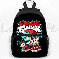 Fnf Game Friday Night Funkin Backpack for Boys Girls 3D Anime School Backpacks Children Bookbag 16 Inch Travel 24